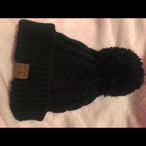 Black CC beanie